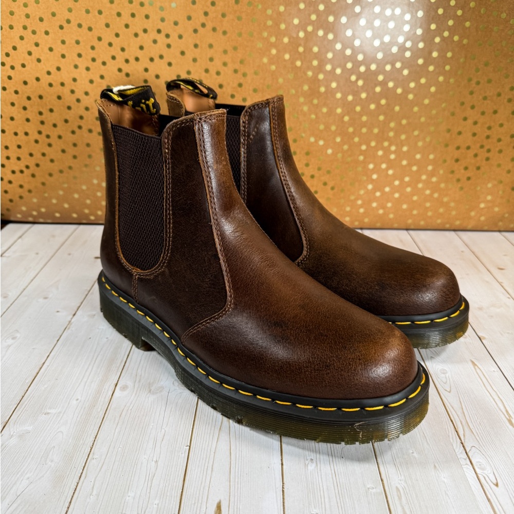 Dr. Martens Men’s Slip-On Chelsea Boots – Size 11 (Brown) – NWT - Picture 2 of 12